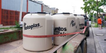 baja presión de agua en Nuevo Laredo