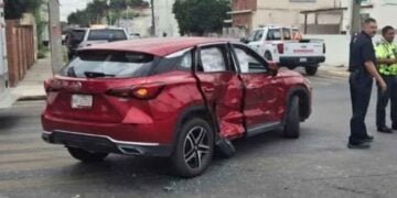 _choque centro de Nuevo Laredo