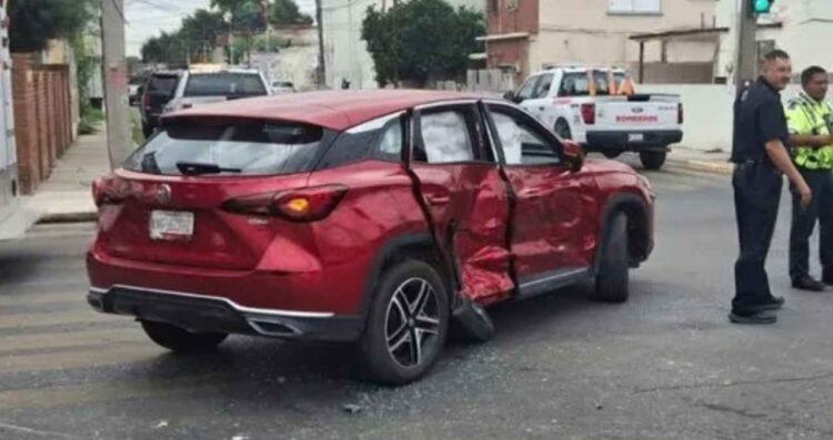 _choque centro de Nuevo Laredo