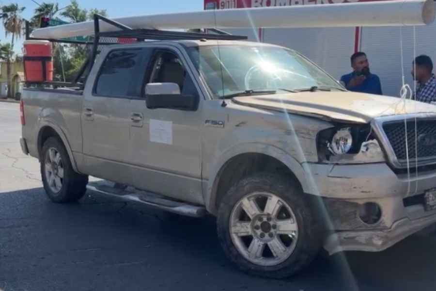 choque multiple Reforma Laredo
