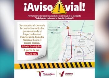 cierres viales en Ciudad Victoria