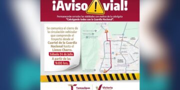 cierres viales en Ciudad Victoria