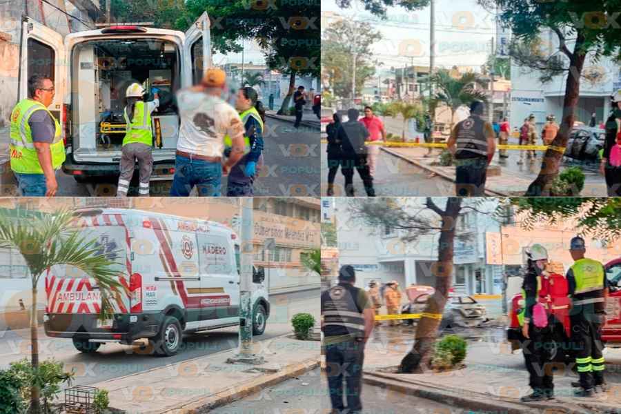 conductor quemaduras Esfuerzo Nacional