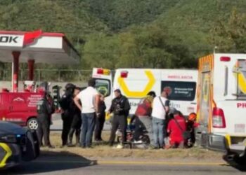 cuatrimoto Carretera Nacional impactado