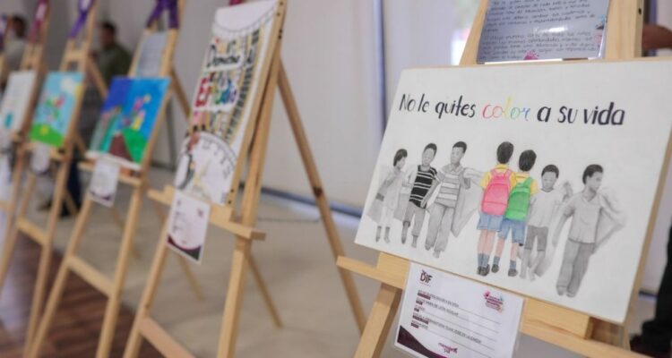 dibujo trabajo infantil en Tamaulipas