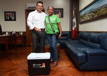 entrega apoyos sociales Ciudad Victoria
