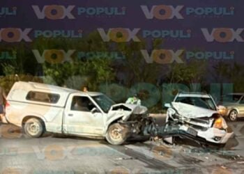 _fuerte choque frontal en Reynosa