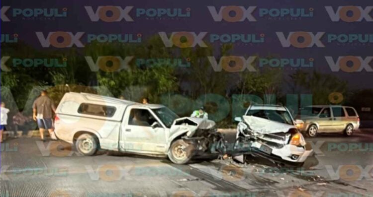 _fuerte choque frontal en Reynosa