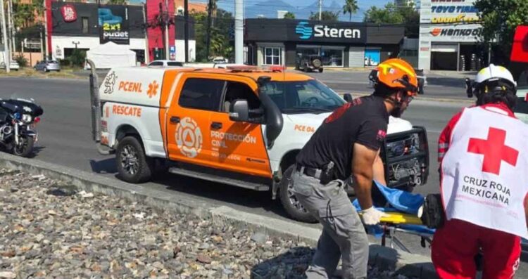 hombre estado crítico en Monterrey
