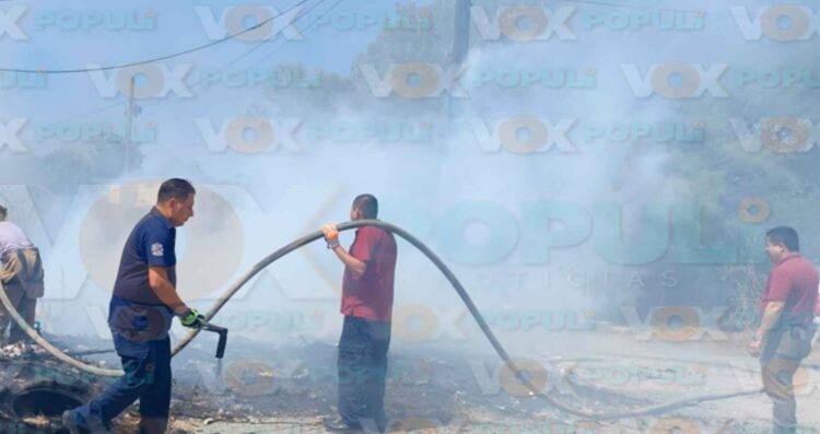 _incendio en predio de Victoria