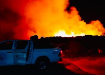 incendio en relleno sanitario de Ciudad Victoria