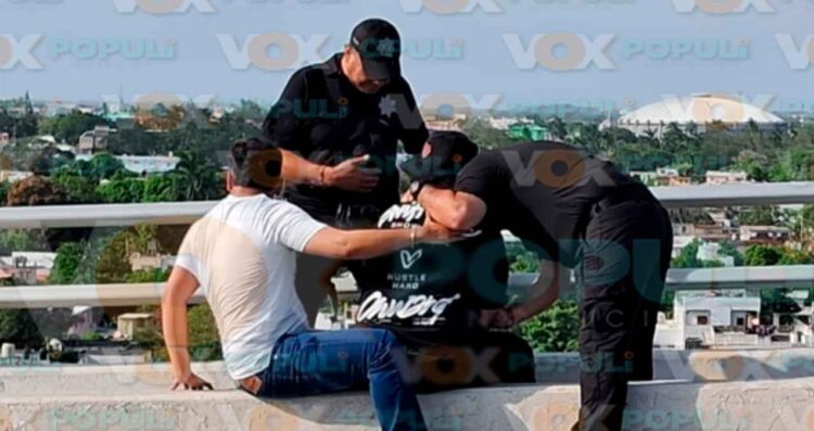 _joven arrojarse de un puente en Tampico