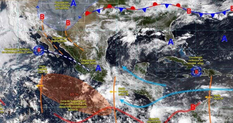 ¿Cómo afectará la onda tropical 18 a México y qué estados resultarán afectados?
