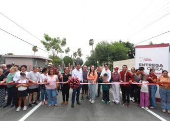 pavimentación de calles en Nuevo Laredo