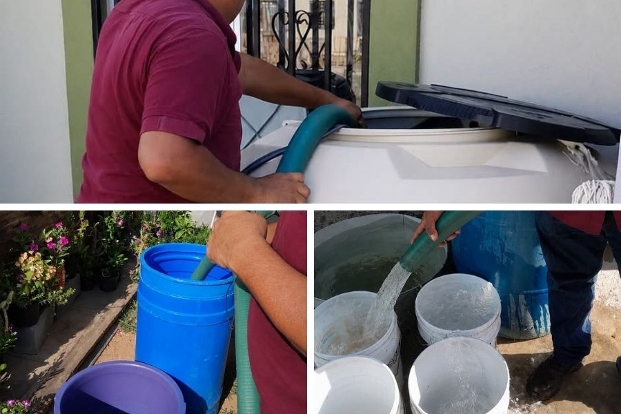pipas de agua Nuevo Laredo