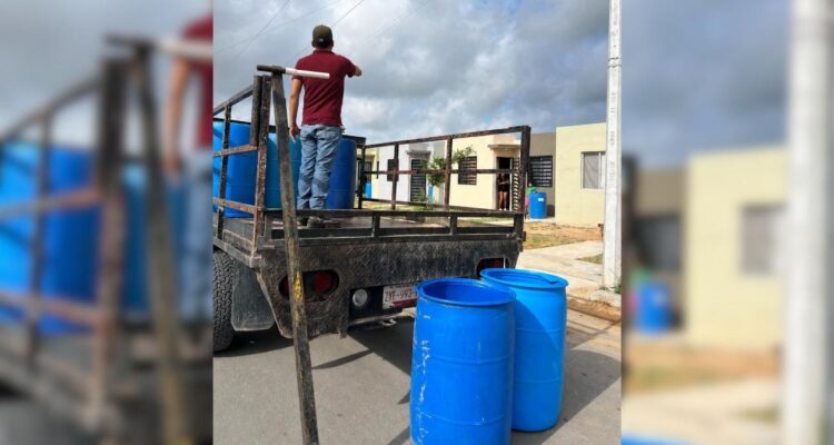 pipas de agua Nuevo Laredo