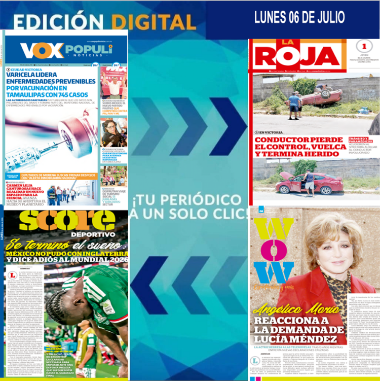 LUNES 06 DE JULIO