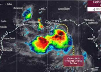 _trayectoria de la Tormenta Tropical Bertha (1)