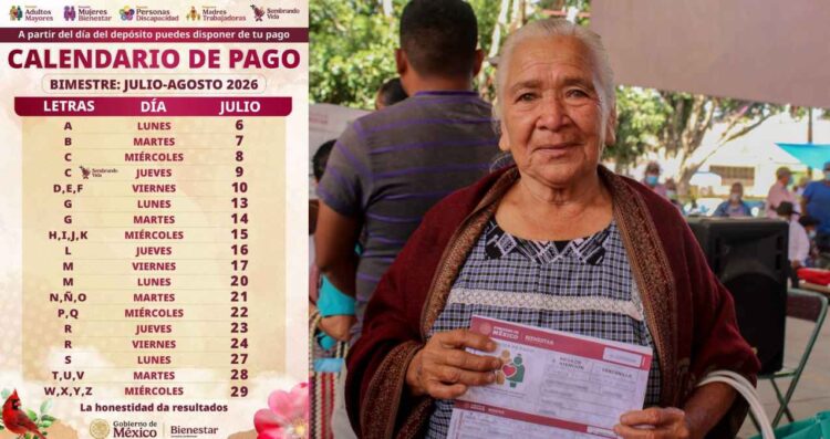 Pensión Bienestar 20 julio