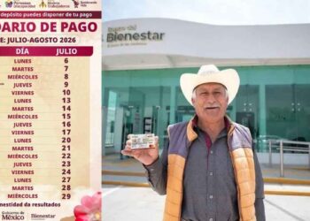 ¿A quiénes les toca recibir el depósito de la Pensión Bienestar 2026 del 27 al 29 de julio?