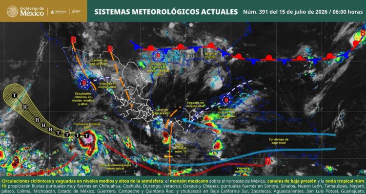 ¿Afectará la tormenta tropical 'Elida' al clima de hoy?
