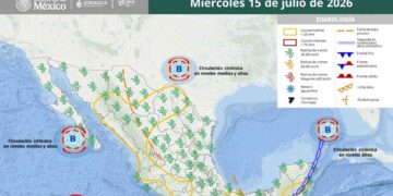 ¿Calor y lluvias? Así cambiará el clima en Tamaulipas este 15 de julio