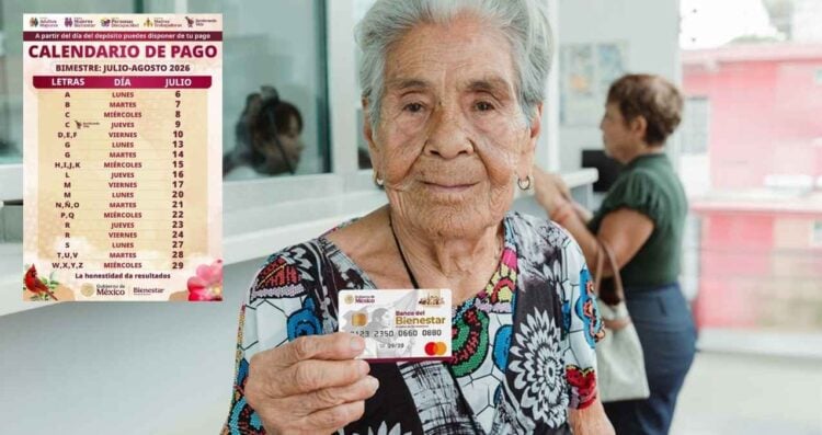 ¿Qué beneficiarios de la Pensión Bienestar 2026 reciben pago este 13 de julio?