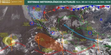 ¿Qué estados de México tendrán lluvias fuertes y tormentas eléctricas el día de hoy