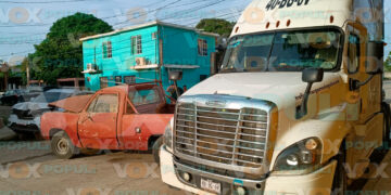 Autobús choque múltiple Altamira