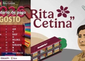 Beca Rita Cetina primaria en agosto