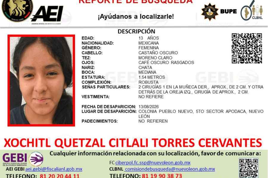 Búsqueda adolescentes en Nuevo León (1)