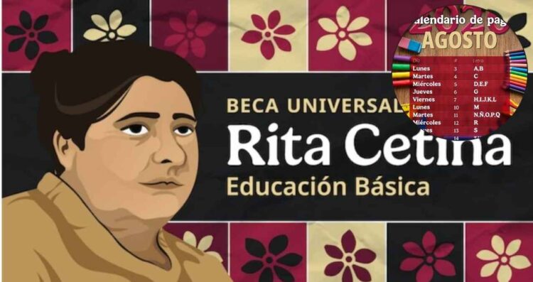 Calendario pagos Beca Rita Cetina primaria