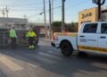 Camioneta volcada choque Monterrey