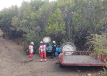 Campesino labores agrícolas en Linares