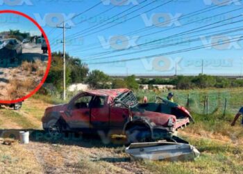 Choque dos lesionadas en Reynosa