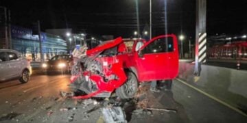 Choque frontal Monterrey un lesionado