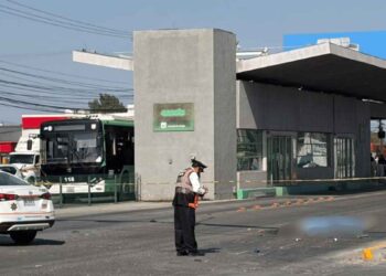Ciclista atropellado tráiler en Guadalupe