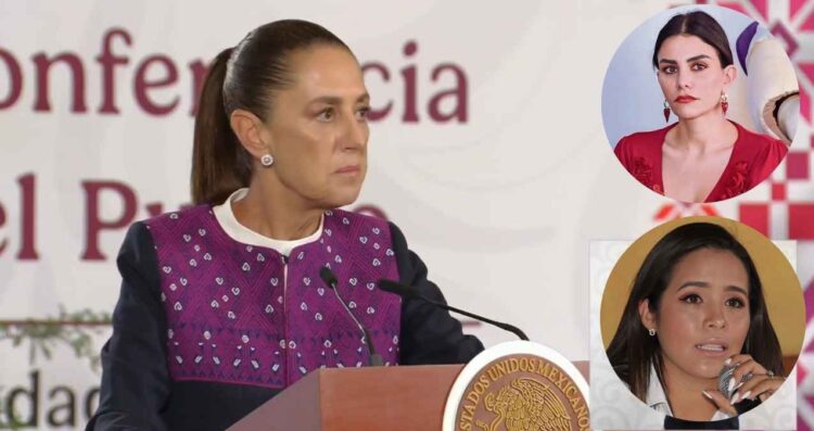 Claudia Sheinbaum Nayeli Salvatori y Grace Palomares