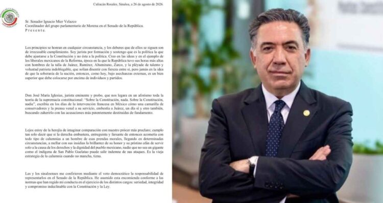 Enrique Inzunza senador independiente