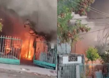 Incendio Palacios en Nuevo Laredo