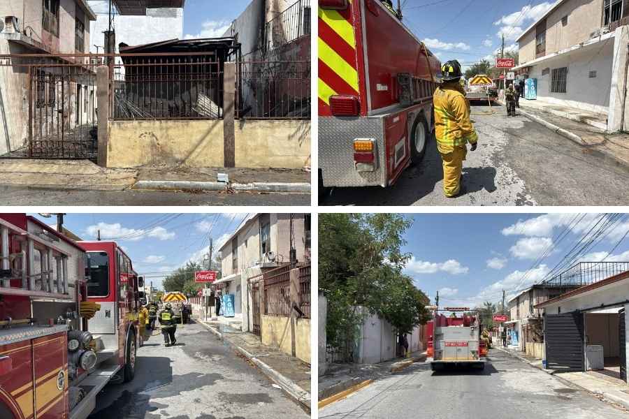 Incendio vivienda centro de Reynosa (1)