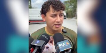 León abandonado en Matamoros
