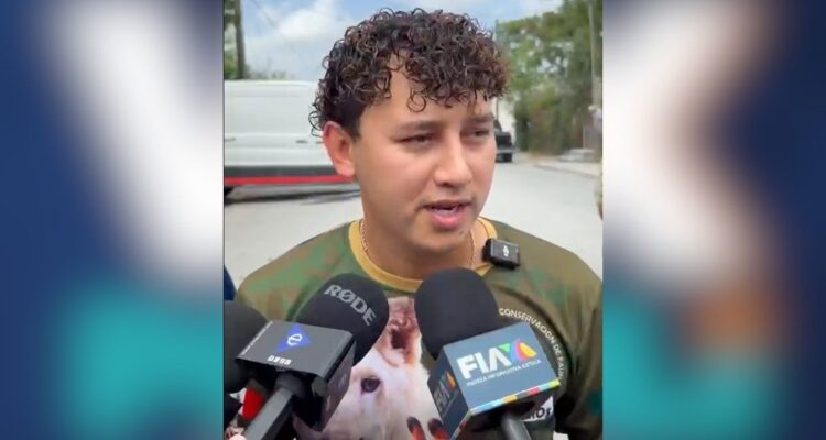 León abandonado en Matamoros