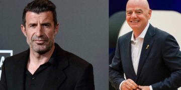 Luis Figo Infantino FIFA