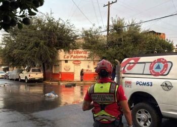 Masculino lesionado electrocutarse en Monterrey
