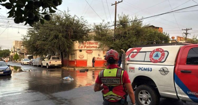 Masculino lesionado electrocutarse en Monterrey