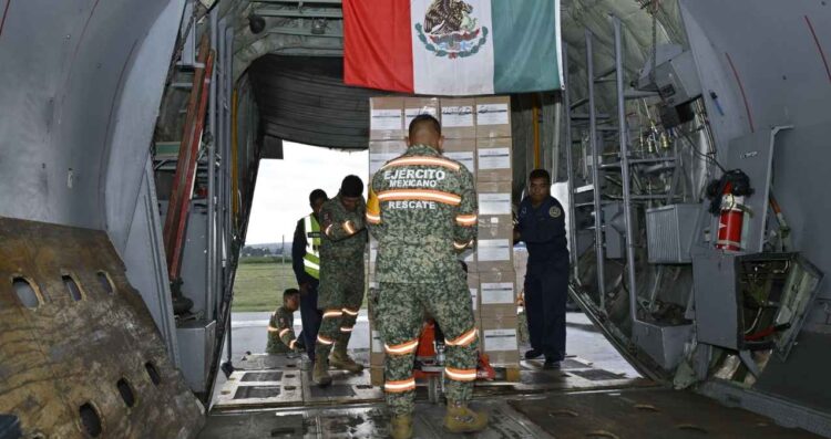 México ayuda humanitaria a Colombia