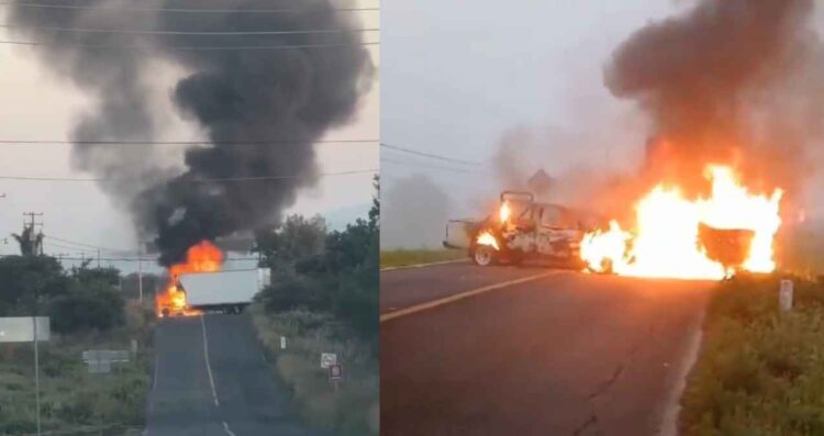 Michoacán Bloqueos carreteros