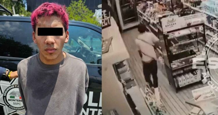Monterrey joven robos a tiendas