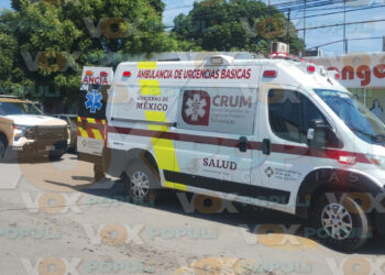 Motociclista herido Ciudad Victoria